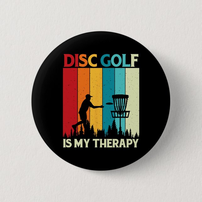 Bóton Redondo 5.08cm Jogador de Disc Golf _5 (Frente)