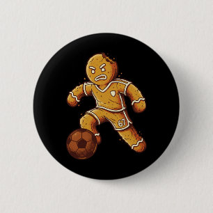 Bóton Redondo 5.08cm Jogador de Futebol de Pão de Mel 67 Esportes Diver