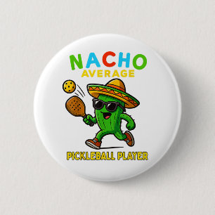 Bóton Redondo 5.08cm Jogador de pickleball não médio