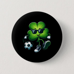 Bóton Redondo 5.08cm Jogadores de futebol jogam Shamrock Homens de Dia
