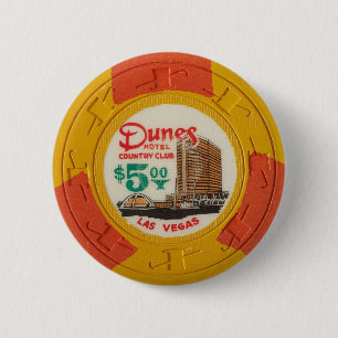 Bóton Redondo 5.08cm Jogo do casino da microplaqueta de póquer de Las