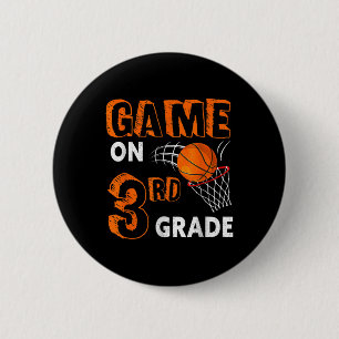 Bóton Redondo 5.08cm Jogo No 3º Ano De Basquete De Volta Ao Ensino