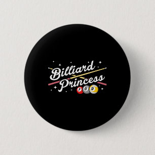 Bóton Redondo 5.08cm Jogo Snooker Billiard Princesa Jogadores de Piscin