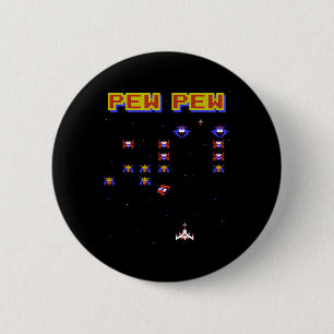 Bóton Redondo 5.08cm Jogo Vídeo Jogo da Escola Antigo Jogo 80s Jogos Vi