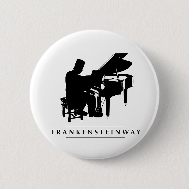 Bóton Redondo 5.08cm Jogue o Frankensteinway! (Frente)