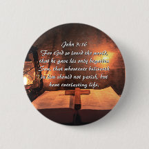 John 3:16 Deus tão amado pelo mundo, lanterna