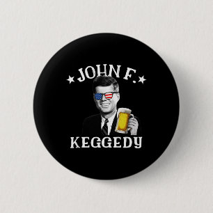 Bóton Redondo 5.08cm John F. Keggedy Bebado Presidente Kennedy Jfk 4º D