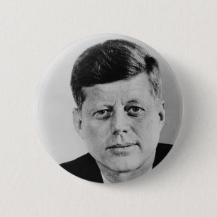 Bóton Redondo 5.08cm John F. Kennedy