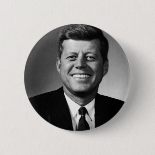 Bóton Redondo 5.08cm John F. Kennedy