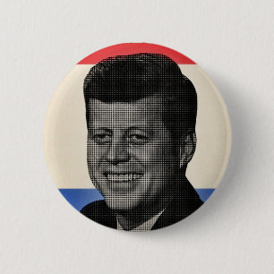 Bóton Redondo 5.08cm John F. Kennedy