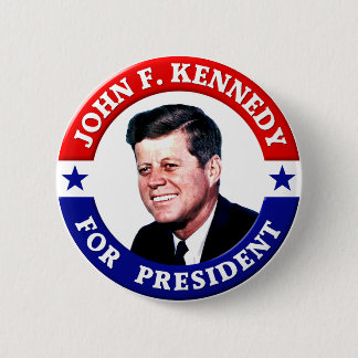 Bóton Redondo 5.08cm John F Kennedy Para Presidente