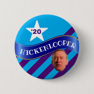 Bóton Redondo 5.08cm John Hickenlooper para Presidente
