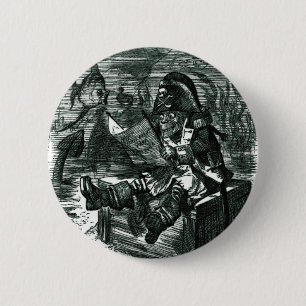 Bóton Redondo 5.08cm John Tenniel: Davy Jones Locker