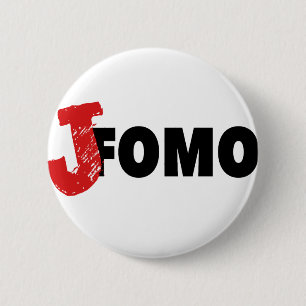 Bóton Redondo 5.08cm JOMO Alegria de Perder o Prazer da vida lenta intr