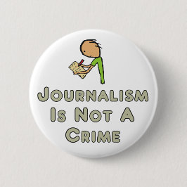 Bóton Redondo 5.08cm Jornalismo Não É Crime