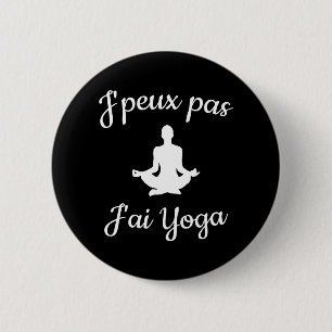 Bóton Redondo 5.08cm J'peux pas j'ai yoga