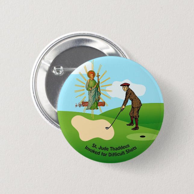 Bóton Redondo 5.08cm Jude Thaddeus e Pânico Duffer (Frente & Verso)