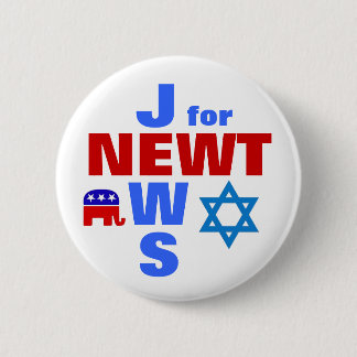 Bóton Redondo 5.08cm Judeus para o Newt