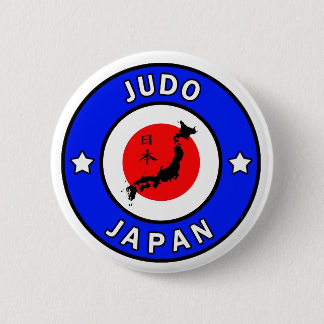 Bóton Redondo 5.08cm Judo (Frente)