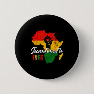Bóton Redondo 5.08cm Juneteenth 1865 liberdade áfrica orgulho negro hom