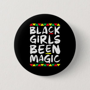 Bóton Redondo 5.08cm Juneteenth garotas negras estiveram mágicas melani