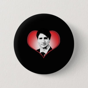 Bóton Redondo 5.08cm Justin Trudeau Heart -.png