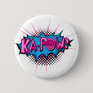 Bóton Redondo 5.08cm Ka-Prisioneiro de guerra cómico do pop art!