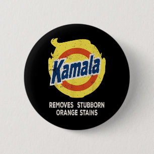 Bóton Redondo 5.08cm Kamala Detergent Remove Tripas De Laranja Tetrais