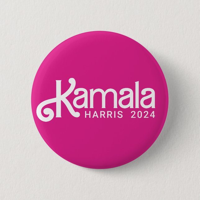 Bóton Redondo 5.08cm Kamala HARRIS 2024 (Frente)