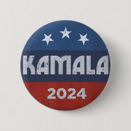 Bóton Redondo 5.08cm Kamala Harris 2024 Para Presidente