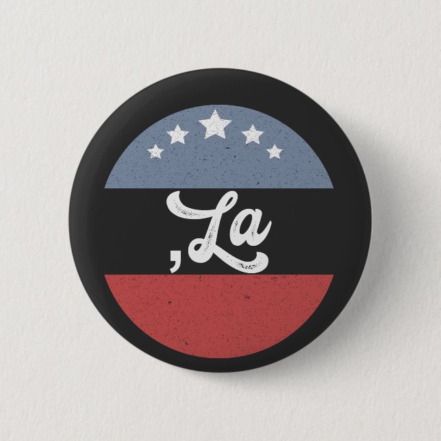 Bóton Redondo 5.08cm Kamala Harris 2024 Presidente Comma La Funny (Frente)