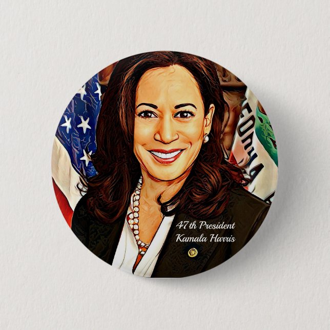 Bóton Redondo 5.08cm Kamala-Harris-47th-presidente-EUA_ (Frente)