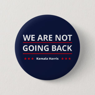 Bóton Redondo 5.08cm Kamala Harris - Não Voltaremos A II