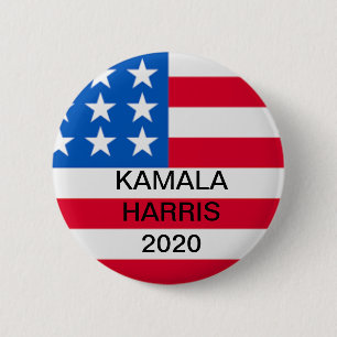 Bóton Redondo 5.08cm Kamala Harris para o presidente 2020 botão