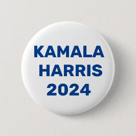Bóton Redondo 5.08cm Kamala Harris Para O Presidente 2024