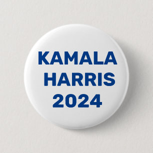 Bóton Redondo 5.08cm Kamala Harris Para O Presidente 2024