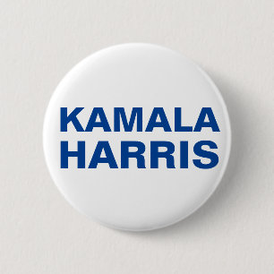 Bóton Redondo 5.08cm Kamala Harris (PERSONALIZÁVEL) Pin