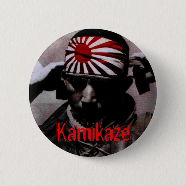 Bóton Redondo 5.08cm Kamikaze, Pin (Frente)
