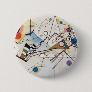 Bóton Redondo 5.08cm Kandinsky 1923/Composição viii/pixdezines