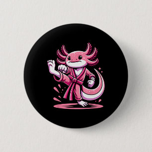 Bóton Redondo 5.08cm Karate Axolotl Martial Arts Taekwondo Kickboxing F