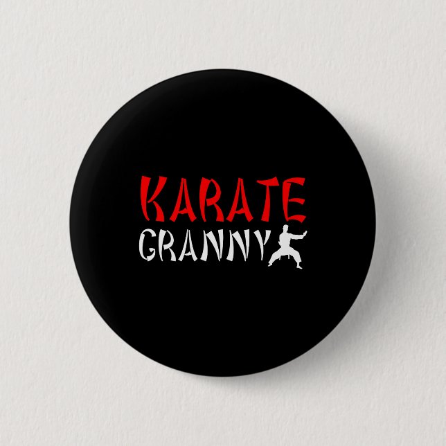 Bóton Redondo 5.08cm Karate Granny Orud Karate Avó 1 (Frente)
