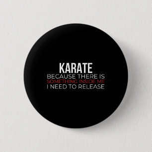 Bóton Redondo 5.08cm Karate Japonês Artes Marciais Shotokan Artigo Marc