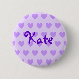 Bóton Redondo 5.08cm Kate em Roxo