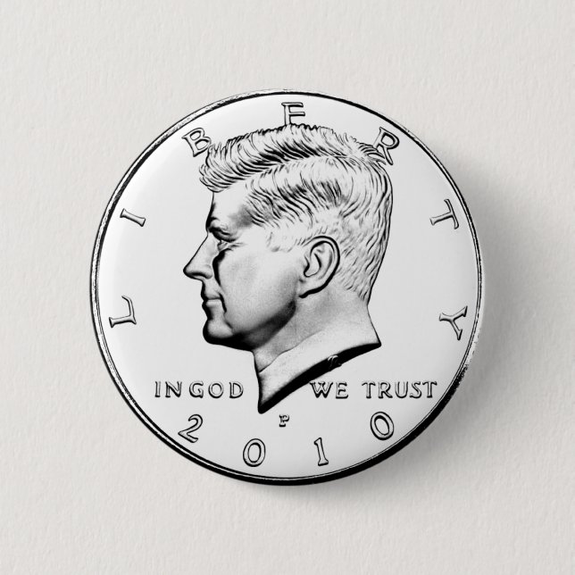 BÓTON REDONDO 5.08CM KENNED HALF DOLLAR (Frente)