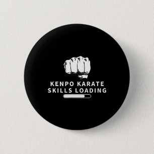 Bóton Redondo 5.08cm Kenpo Karate Habilidades Carregando Engraçado Amer