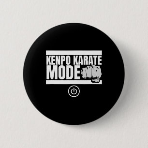 Bóton Redondo 5.08cm Kenpo Karate Mode (Modo Kenpo 2 Americano Engraçad