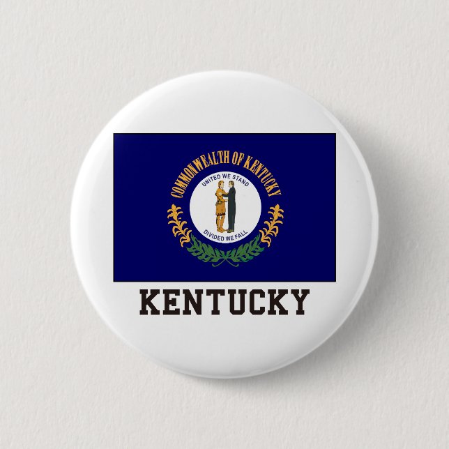 Bóton Redondo 5.08cm Kentucky (Frente)