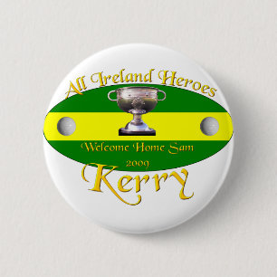 Bóton Redondo 5.08cm Kerry todos os campeões de Ireland