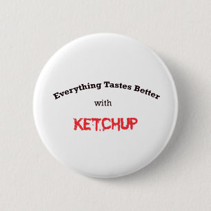 Bóton Redondo 5.08cm ketchup