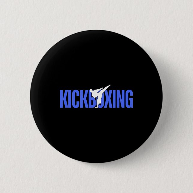 Bóton Redondo 5.08cm Kickboxing Competitivo (Frente)